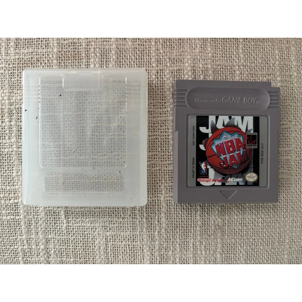 GAMEBOY NBA JAM AUTHENTIC TESTED WORKING. Comes With Protective Case. Aklaim